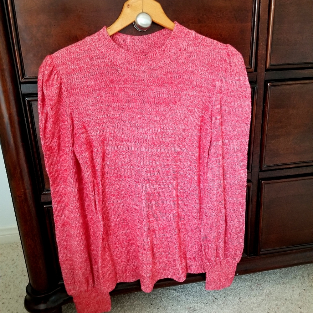 Girl's Art Class Puff Sleeve Sweater